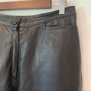 Vintage Modele Algo High Waisted Leather Pants